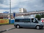Бесплатный автобус Genser в пункт аренды автомобилей АрендаАвто-днс на ул.Добролюбова