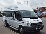 Бесплатный автобус Genser в пункт аренды автомобилей АрендаАвто-днс на Новорязанском шоссе